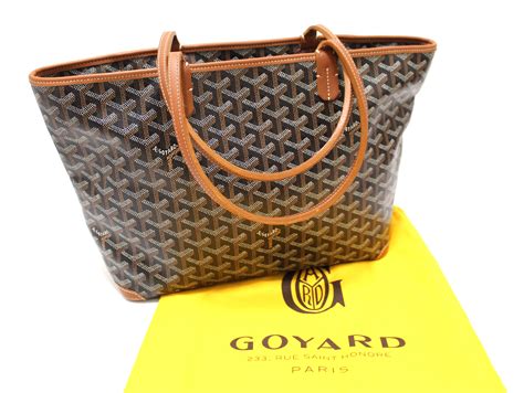 black brown goyard|goyard black and brown tote.